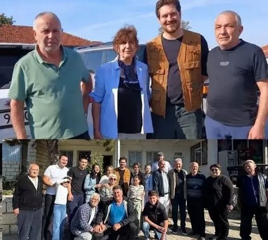 Ünlü oyuncu Çağatay Ulusoy, anne ve babasıyla birlikte Bulgaristan’ın Razgrad bölgesindeki Beli Lom köyünü ziyaret etti.