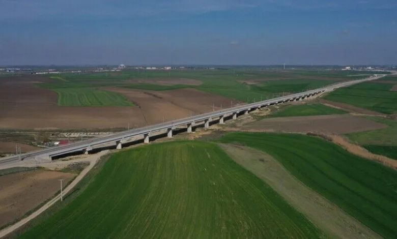 Halkalı-Kapıkule Hızlı Tren Projesi’nin 153 kilometrelik Çerkezköy-Kapıkule etabı 9 Ekim’de hizmete giriyor.